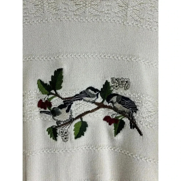 CABELAS Womens Sweater Embroidered Chunky Knit Pullover MEDIUM Lot Of 2 Grandpa - Picture 6 of 14